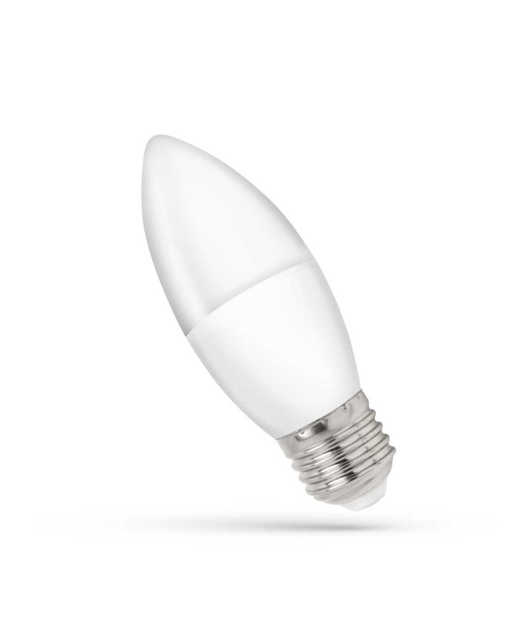 LED ŚWIECOWA E-27 230V 4W WW SPECTRUM WOJ+13036_4W