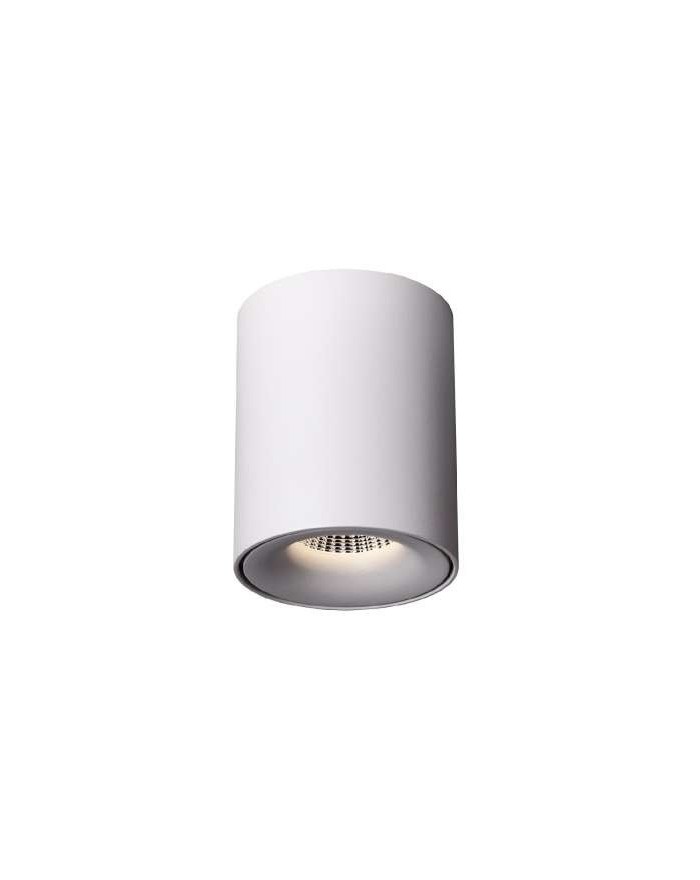 Natynkowa lampa sufitowa ELONG IP44 DIM LED NT - Mistic oprawa okrągła biały mat wysokość 112 mm