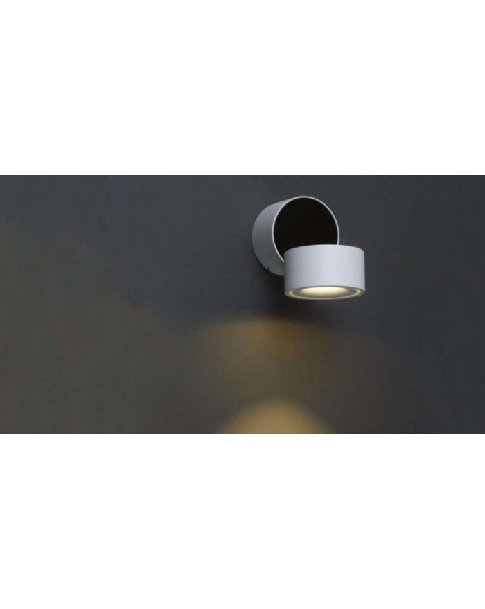 Reflektor lampa sufitowa BROKEN LED DIM - Mistic Lighting oprawa natynkowa okrągła ruchoma z regulowanym kątem nachylenia