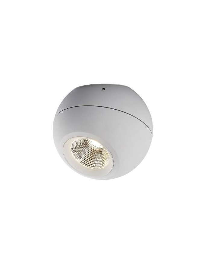 Reflektor / plafon lub kinkiet MADBALL LED DIM - Mistic Lighting ledowa oprawa sufitowo - ścienna w kształcie kuli biała