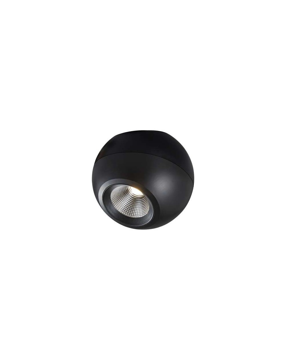 Reflektor / plafon lub kinkiet MADBALL LED DIM - Mistic Lighting ledowa oprawa sufitowo - ścienna w kształcie kuli czarna