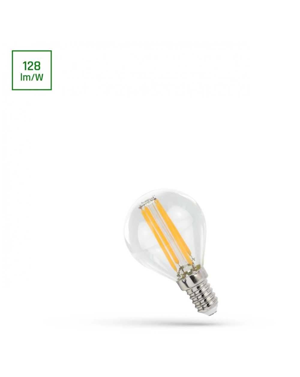 LED KULKA E-14 230V 4W COG NW CLEAR SPECTRUM WOJ+14334