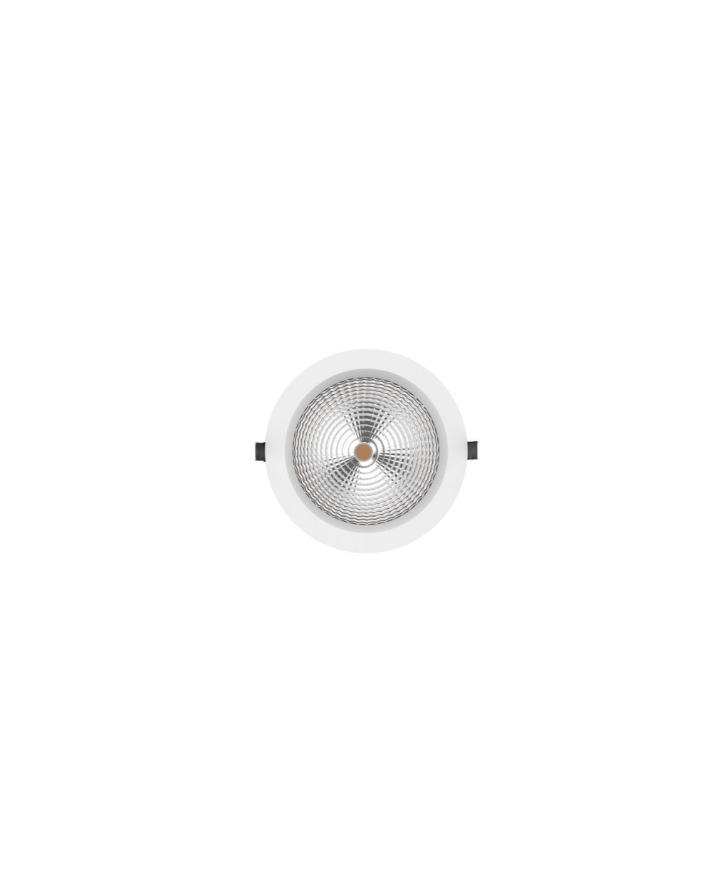 Lampa sufitowa M-HIDE 42W WP IP54 - Mistic Lighting oprawa wpuszczana okrągła typu downlight do zabudowy w sufitach biała    