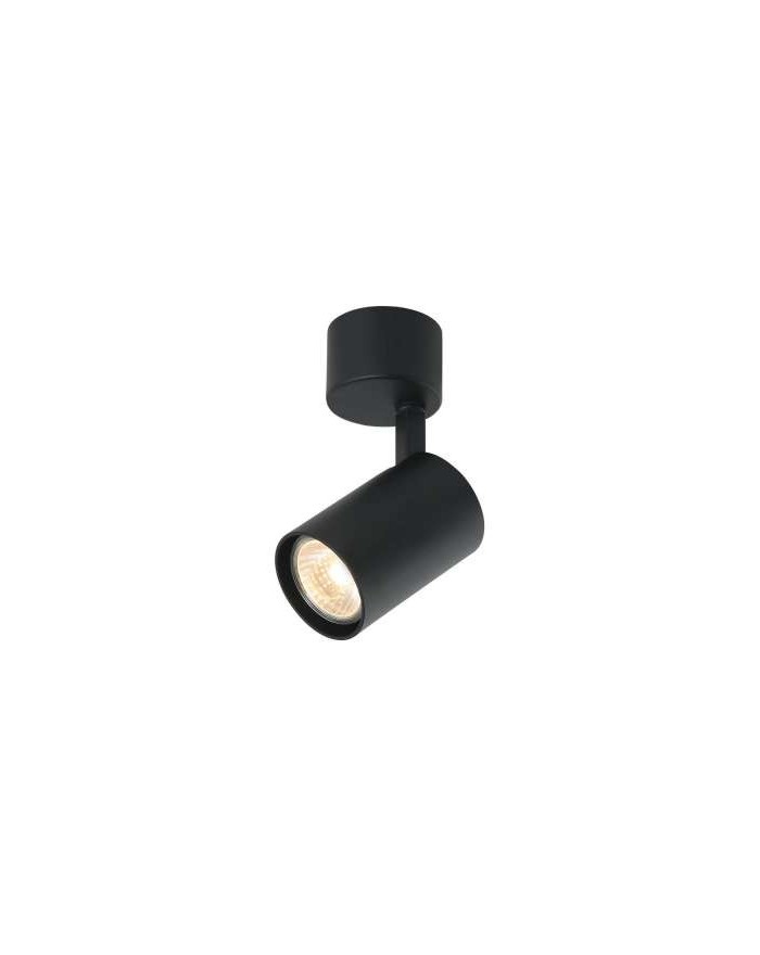 Lampa sufitowa Tuka Nero / tuba reflektor / - Orlicki Design w kolorze czarnym lampa natynkowa regulowana