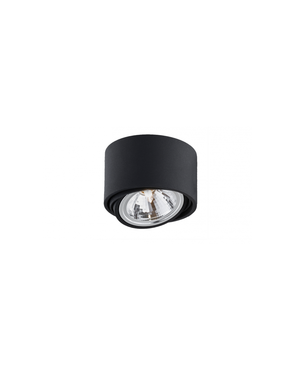 Oprawa natynkowa LUMOS 1 w kolorze czarnym - Kaspa lampa sufitowa w kształcie cylindra