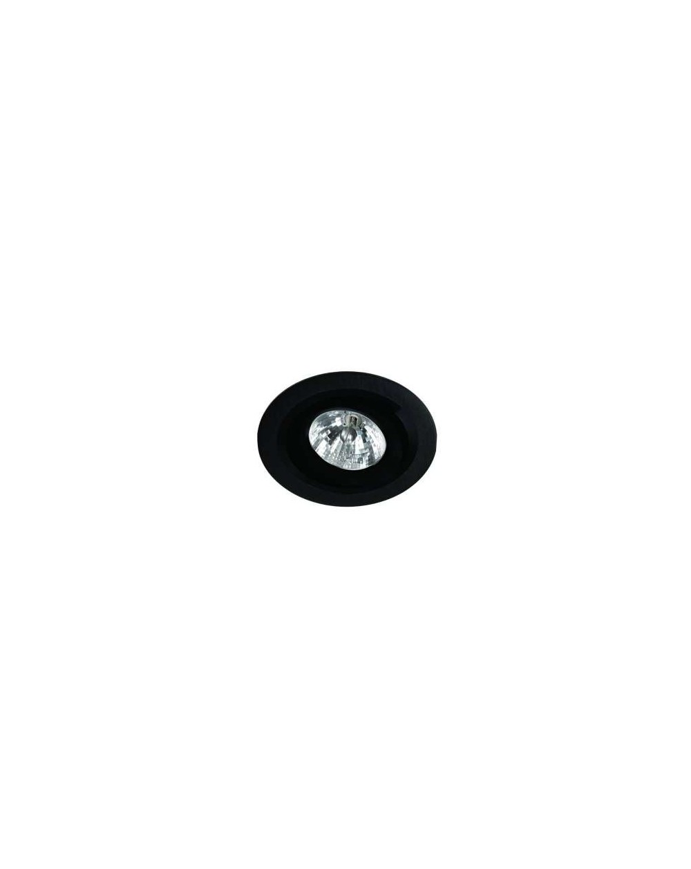 Wpuszczana / lampa sufitowa PURO NERO GU10 - Orlicki oprawa okrągła czarna