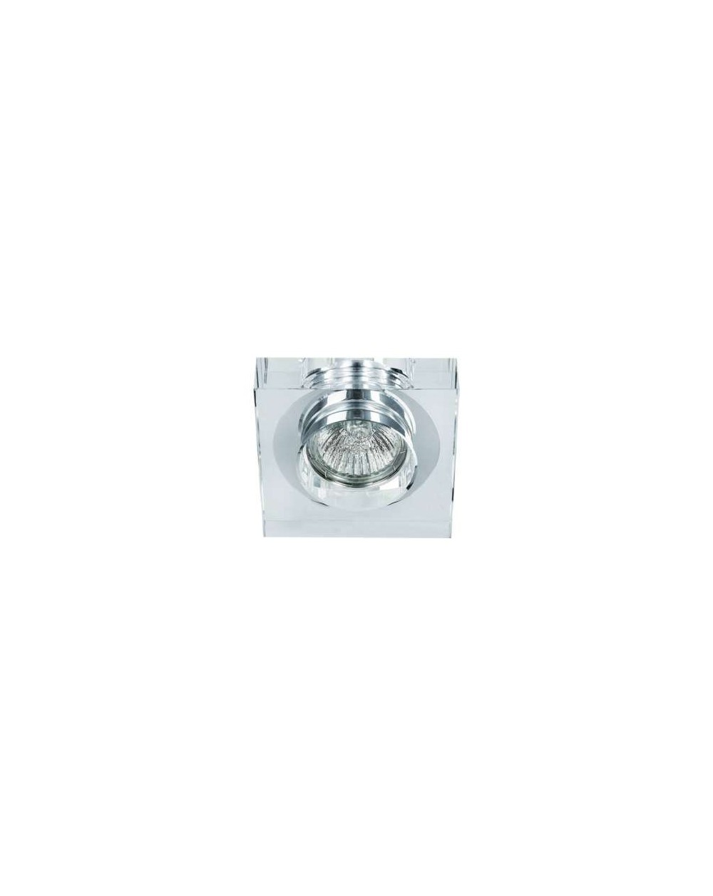 Wpuszczana / lampa sufitowa ASTRO Claro GU10 - Orlicki oprawa kwadratowa kryształ chrom
