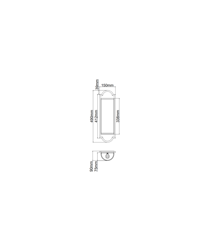 Lampa ścienna Libero Parette Cromo - Orlicki Design nowoczesny kinkiet połączenie metalu i tkaniny
