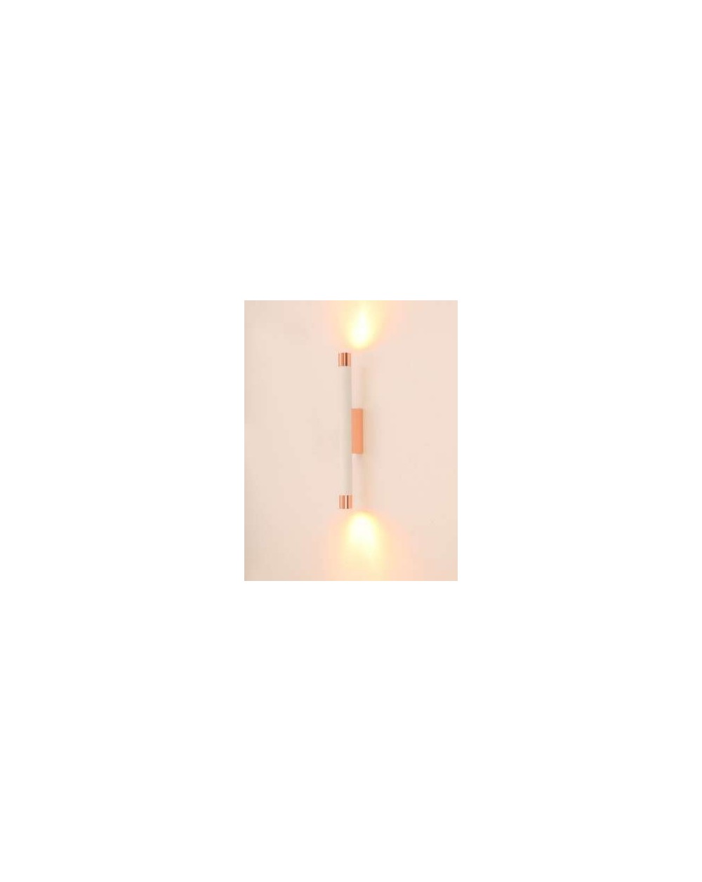 Lampa ścienna / kinkiet Parette Bianco/Rose Gold - Orlicki Design