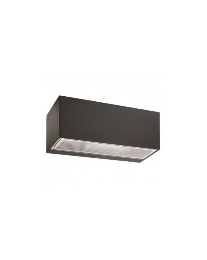 Oprawa ścienna Asker Up&Down - Norlys zewnętrzna lampa Moduł LED kinkiet świecący dwukierunko czarny biały grafit aluminium
