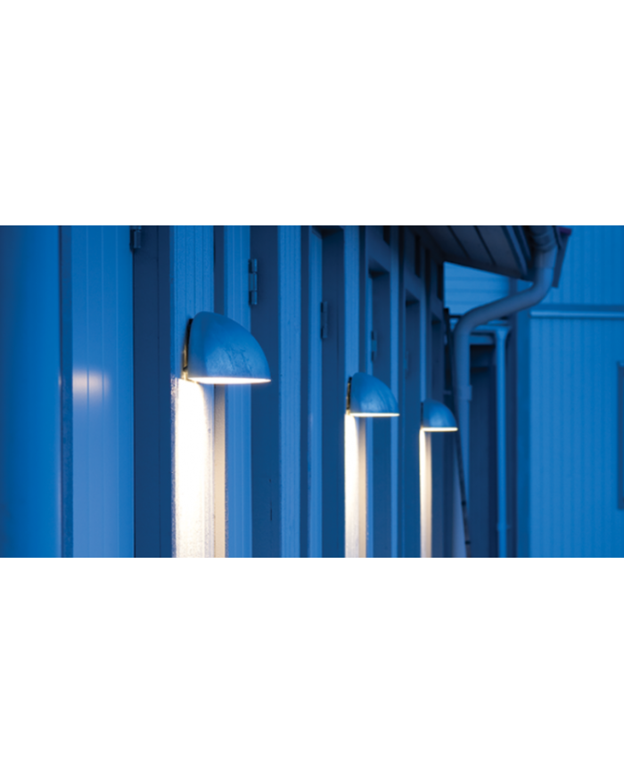 Lampa ścienna / kinkiet Paris LED - Norlys oprawa ledowa zewnętrzna ocynk biała lub czarna