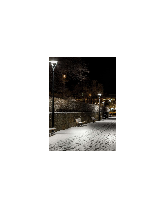 Lampa do latarni Nicea LED Moduł 3000K - Norlys zewnętrzna oprawa słupowa ogrodowa uliczna parkowa aluminium lub grafit