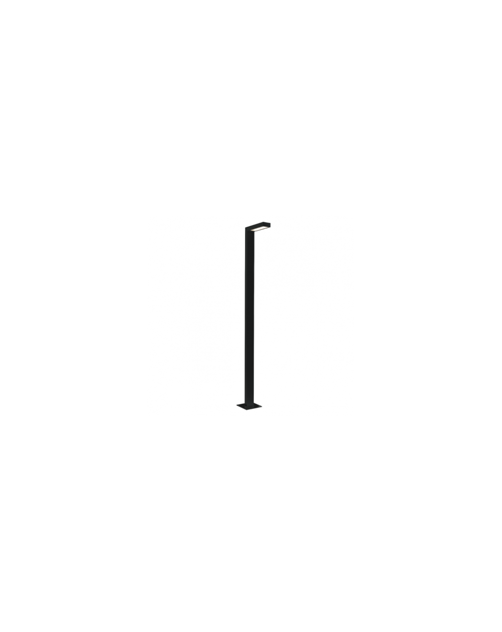 Latarnia Asker POLE 2 x LED 18W 1-segment. - Norlys zewnętrzna oprawa słupowa grafitowa czarna lub aluminium