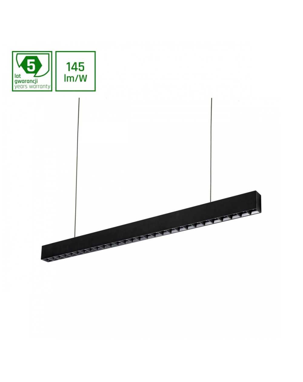 ALLDAY INSPIRE ONE DARK LIGHT 80st CZARNY 840 46W 230V 1680mm CZARNY DALI WOJP07045