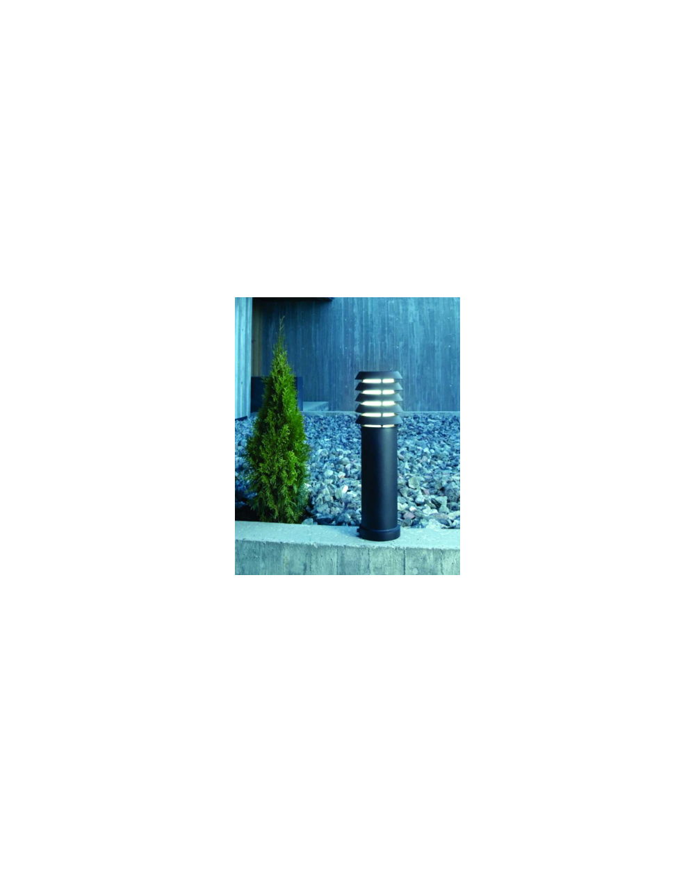 Lampa stojąca / słupkowa Alta 49cm - Norlys zewnętrzna lampa ogrodowa kolor czarny lub ocynk