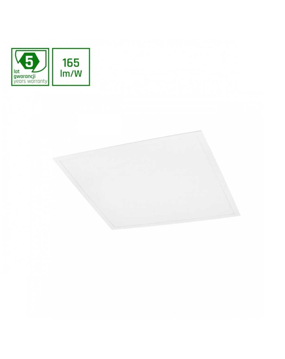 ALGINE PANEL BACKLIGHT 26W CW 230V 120st IP20 600x600x32 BIAŁY 5 lat gw. SLI035064CW_PW