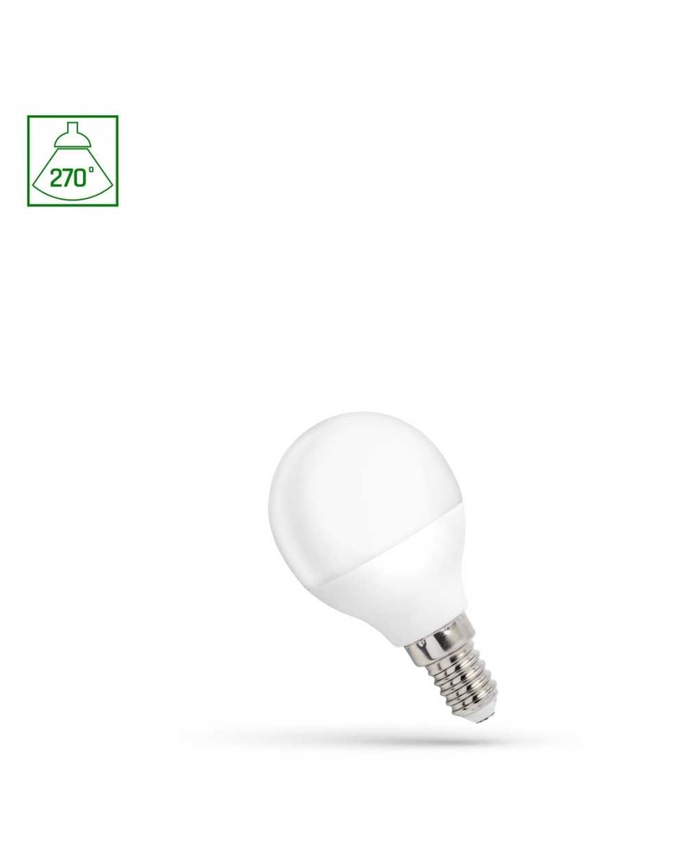 LED KULKA E-14 230V 1W CW SPECTRUM WOJ+14447_1W