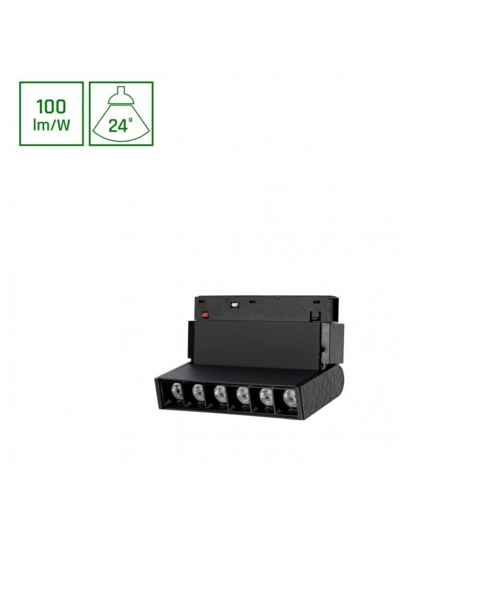 SYSTEM SHIFT BASIC - GRID XS ADJUSTABLE oprawa liniowa 110mm 6W 3000K czarny WLD+70016WW