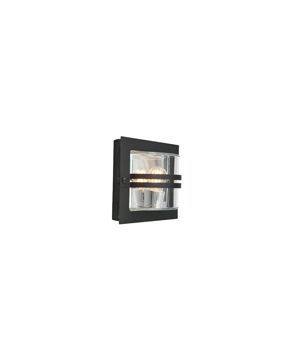 Lampa ścienna / kinkiet Berno - Norlys oprawa zewnętrzna czarna ocynk lub stalowa