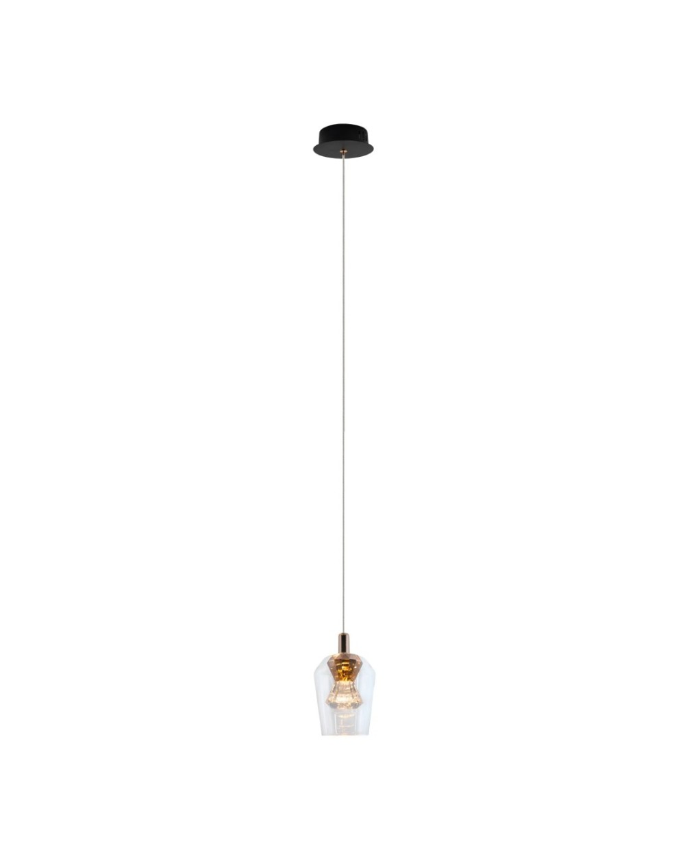 Lampa Wisząca Tasa 1xLED czarna PL0143-1