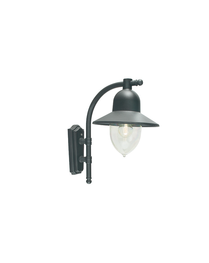 Lampa ścienna / kinkiet Como - Norlys oprawa zewnętrzna klasyczna czarna lub biała