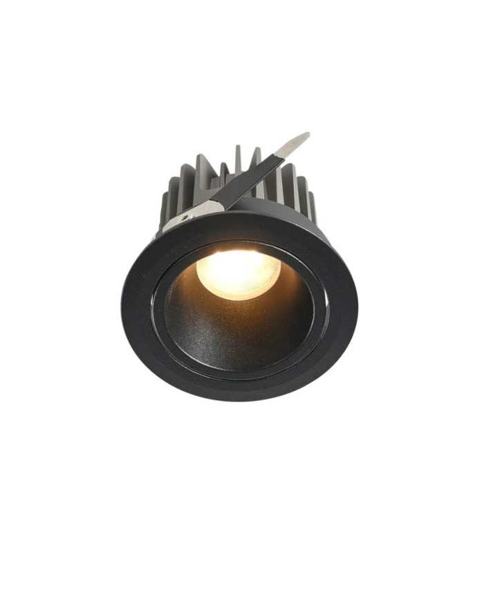 Oczko podtynkowe Pik LED czarne RL0106-CCT-BK