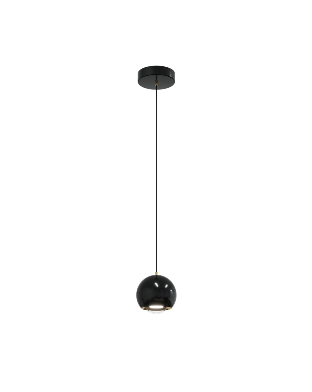 Lampa Wisząca Aurenia 1xLED czarna PL0122-CB