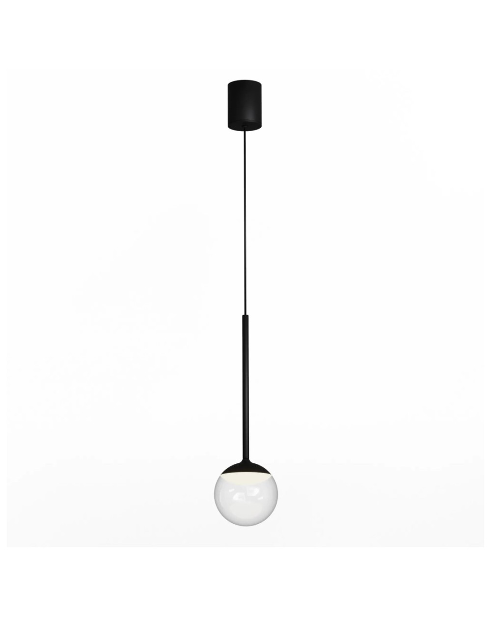 Lampa Wisząca Orra 1xLED czarna PL0105-BK