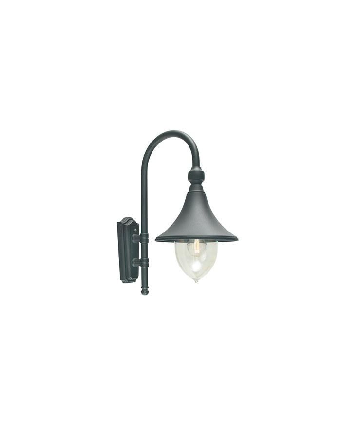 Lampa ścienna / kinkiet Florencja - Norlys oprawa zewnętrzna klasyczna czarna lub biała