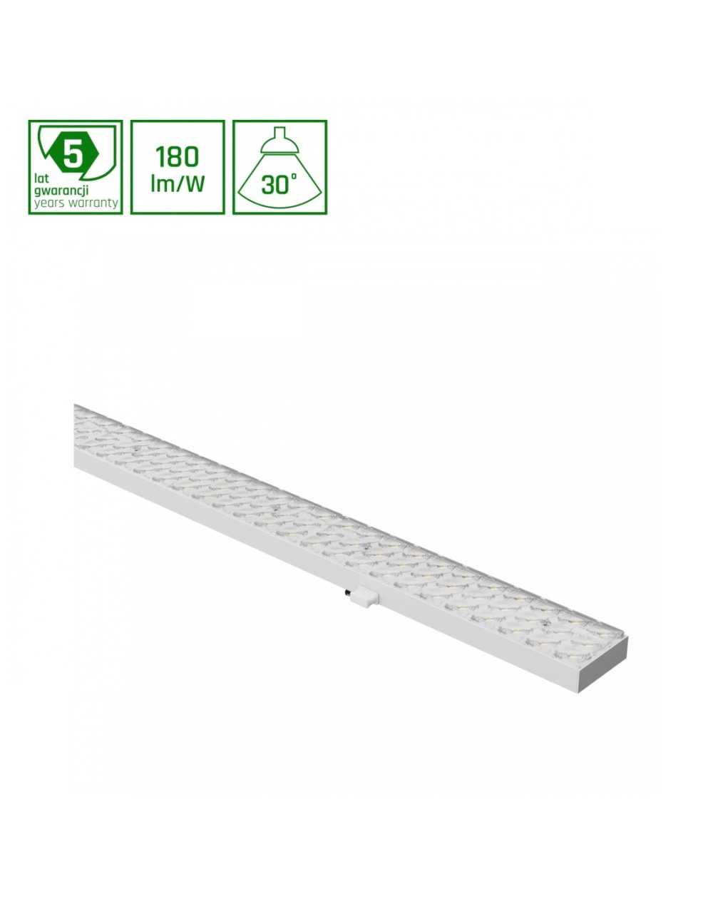 LIMEA PRO TRUNKING SYSTEM 75W NW 230V 30st IP40 1438mm BIAŁY 5 LAT GW. DALI SLI047101NW_PW