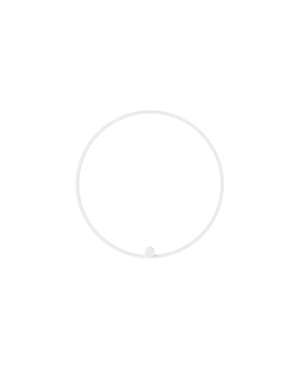 Kinkiet Ringa L 1xLED biały WL0116-L-WH