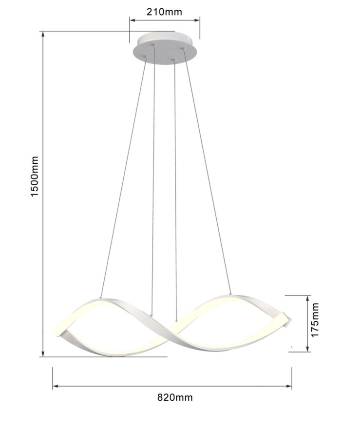 AVIANO - Lampa wisząca LED...