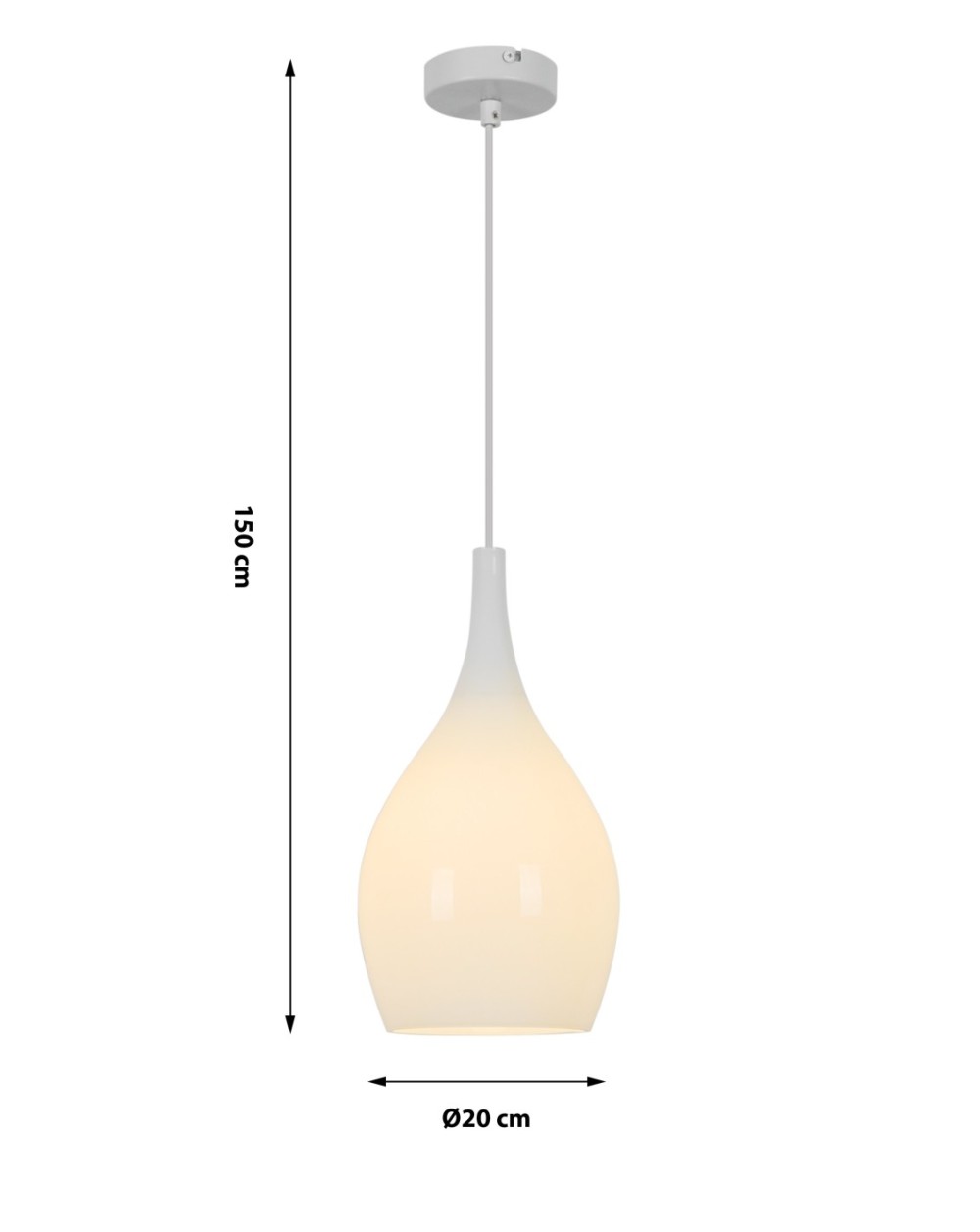 BLANCO - Lampa wisząca pojedyncza 6081-0106