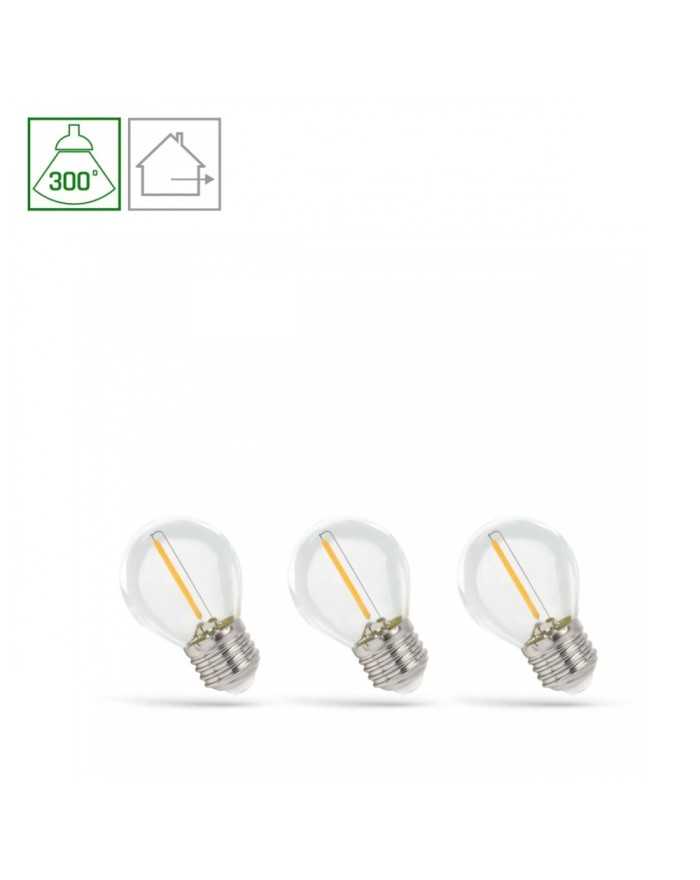 LED KULKA E-27 230V 1W COG...