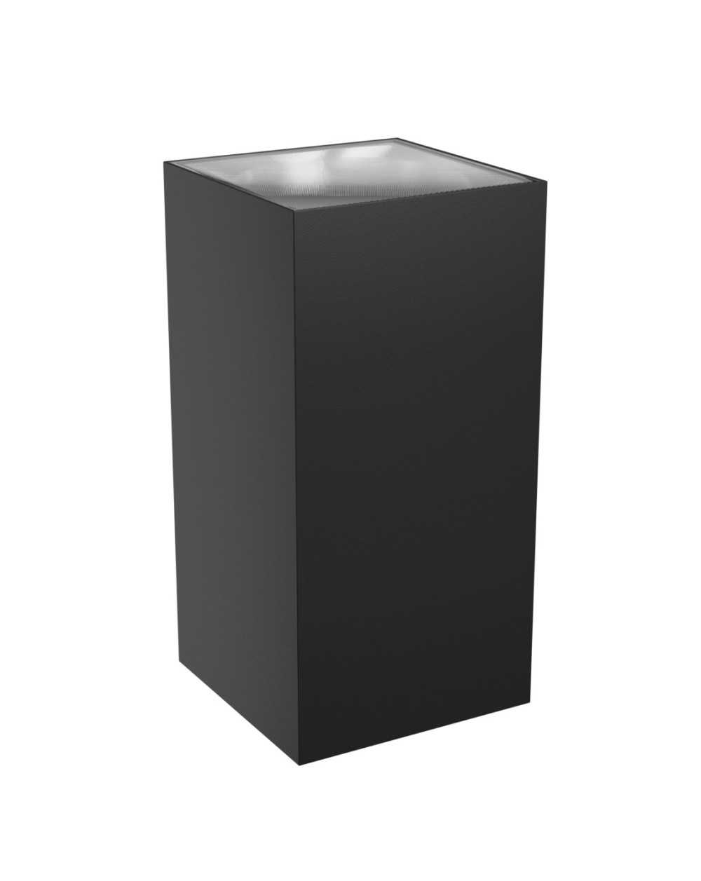 TORRE 18W CCT 230V IP54 99x78x162MM CZARNY KWADRATOWA ELEWACYJNA SLI003024CCT_PW