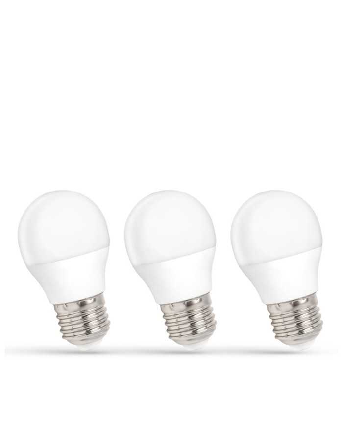 LED KULKA E-27 230V 6W WW SPECTRUM 3-PACK WOJ+13024_3PACK