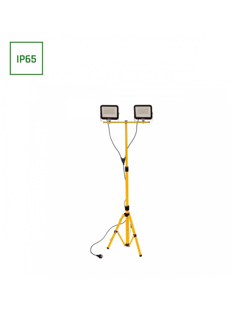 ZESTAW TRIPOD STATYW + NOCTIS 2X50W NW 230V 110st IP65 205x170x30mm (+ 2000mm KABEL) SPECTRUM SLI029051NW_TRIPOD_PW