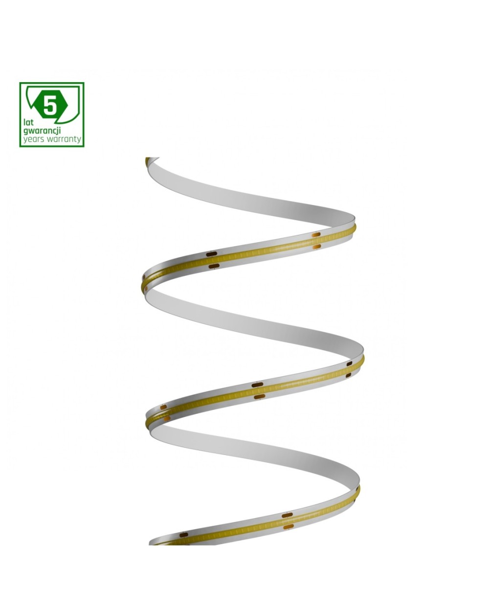 PASEK LED COB 24V 480LED 10W/m 780lm/m WW 8mm IP20 5LAT 5m roll WOJ+16840_ROLL
