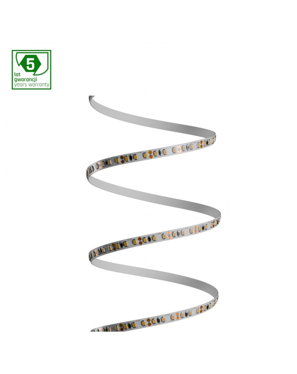 PASEK LED 2835 12V 120LED 9,6W/m 730lm/m NW 8mm IP20 5LAT 5m roll WOJ+14327_ROLL