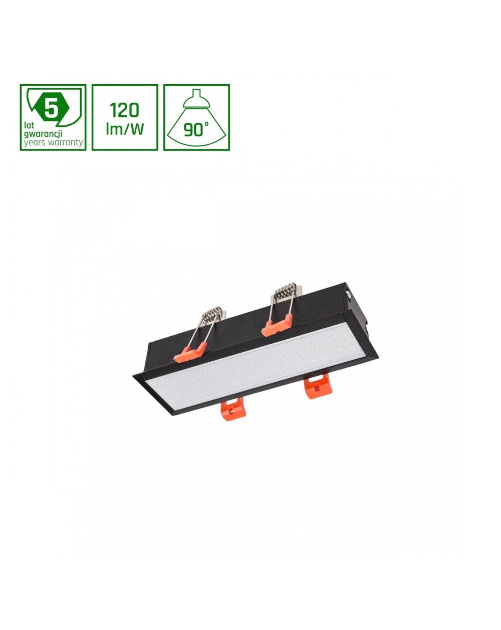 MINI28 ALLDAY INSPIRE IN 940 10W 230V 280mm 90st CZARNY DALI WOJP11782