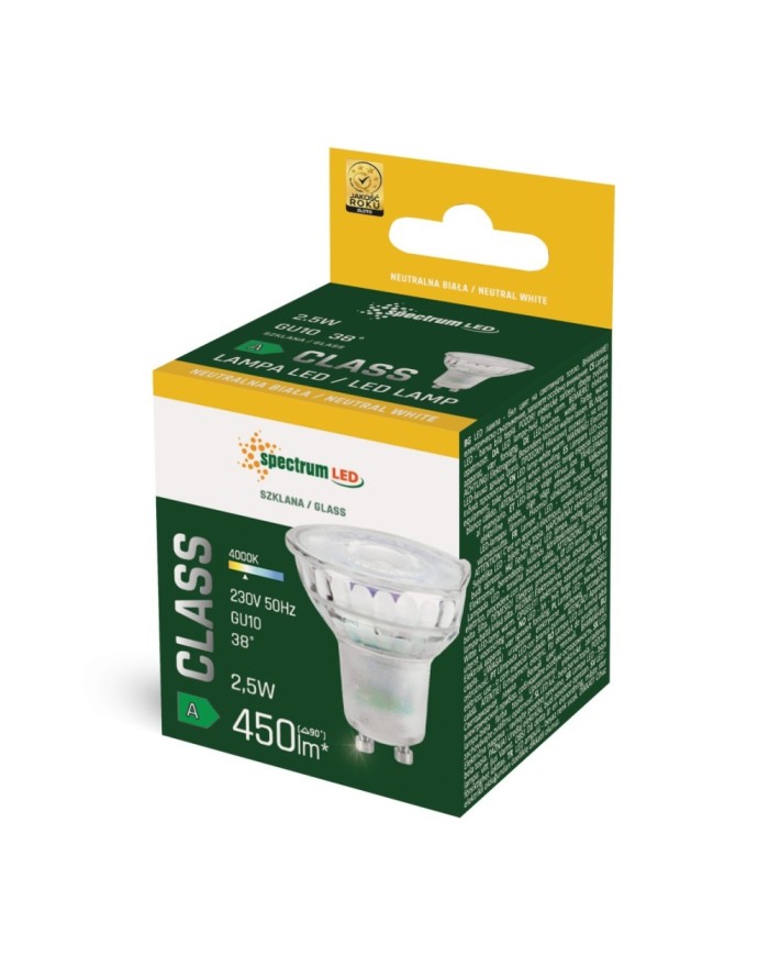 LED GU10 230V 2,5W SMD...