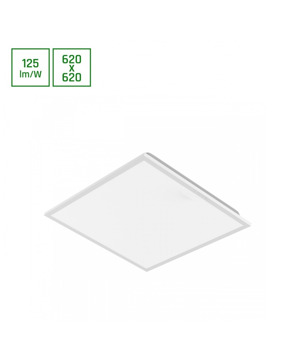 ALGINE PANEL BACKLIGHT 40W NW 230V 120ST IP20 620X620X32 BIAŁY SLI035086NW_PW