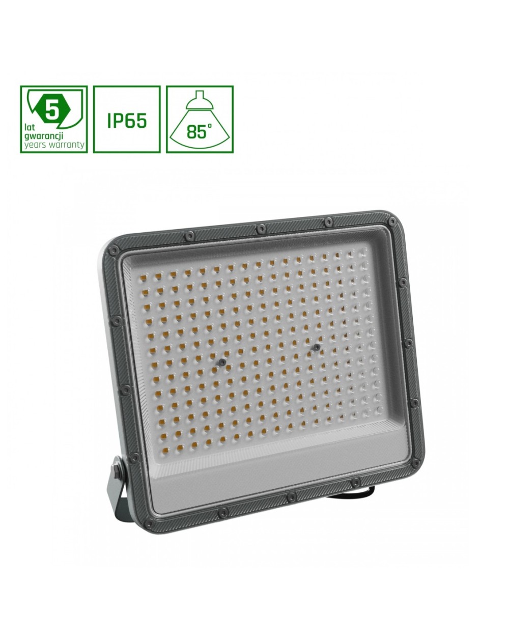 NOCTIS MAX 2 NAŚWIETLACZ 150W NW 230V 85ST IP65 304X269X38 MM SZARY 5 LAT GWARANCJI SLI029079NW_PW