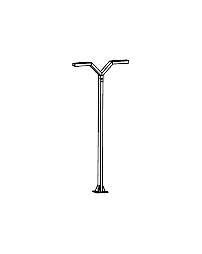 TRYSIL 1010 BLACK 2xLED...