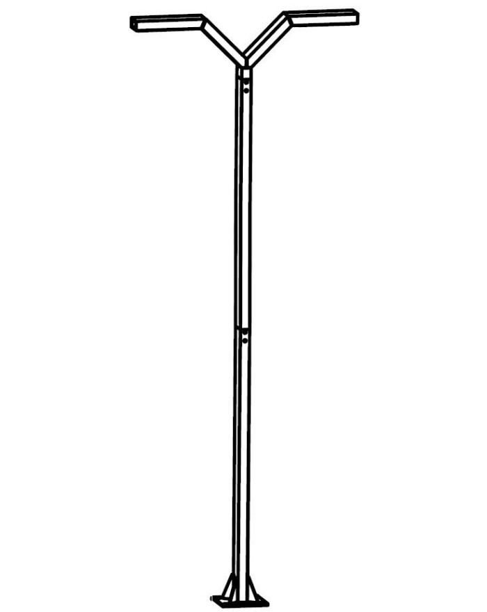 TRYSIL 1036 ALUMINUM 4xLED...