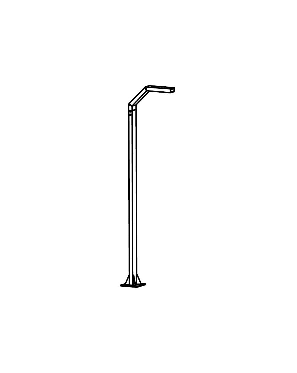 TRYSIL 1054 GRAPHITE LED 8,4W 3000K 263CM 1054GR