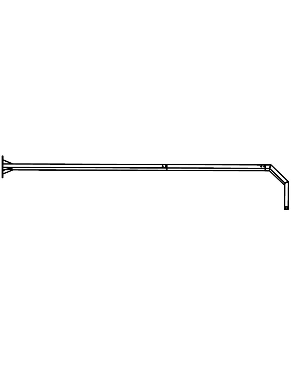 TRYSIL 1084 GRAPHITE 2xLED 17W 3000K 400CM 1084GR