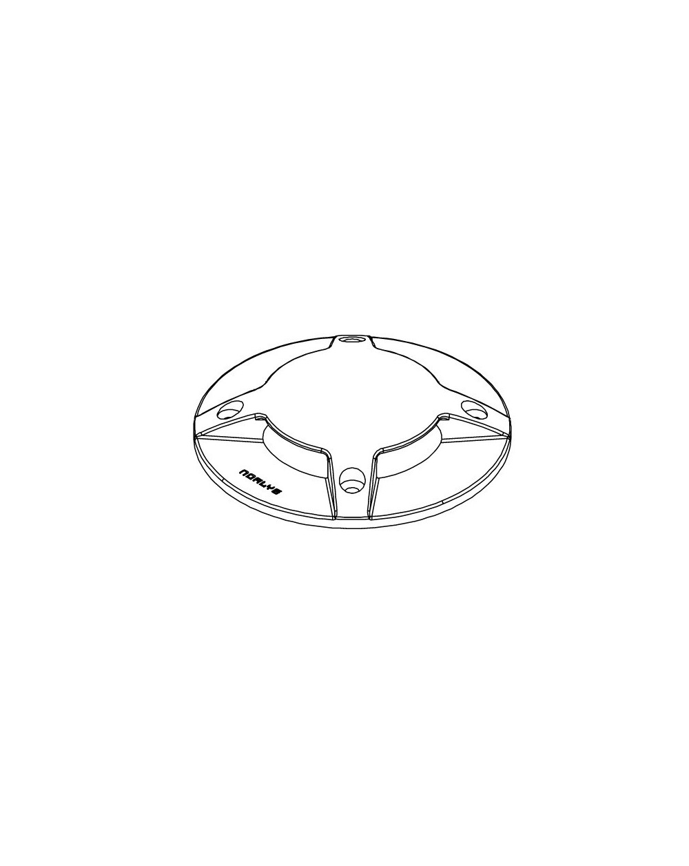 ROUND CAP FOR RENA 140 BLACK 140BL