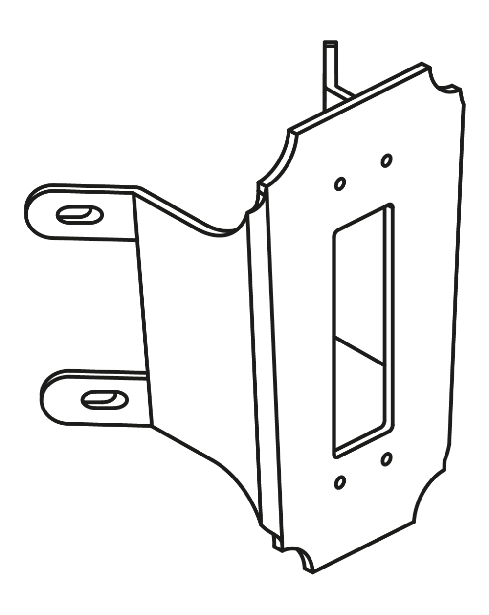 CORNER BRACKET 150 WHITE 150WH