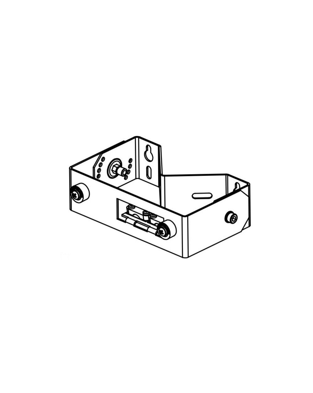 CORNER BRACKET 151 ALUMINIUM 151WH